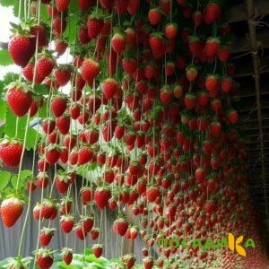 Клубника ампельная Анастасия купить по цене от 370р. в интернет-магазине «Посадика» с доставкой почтой в в Городищее и по всей России – [изображение №1].